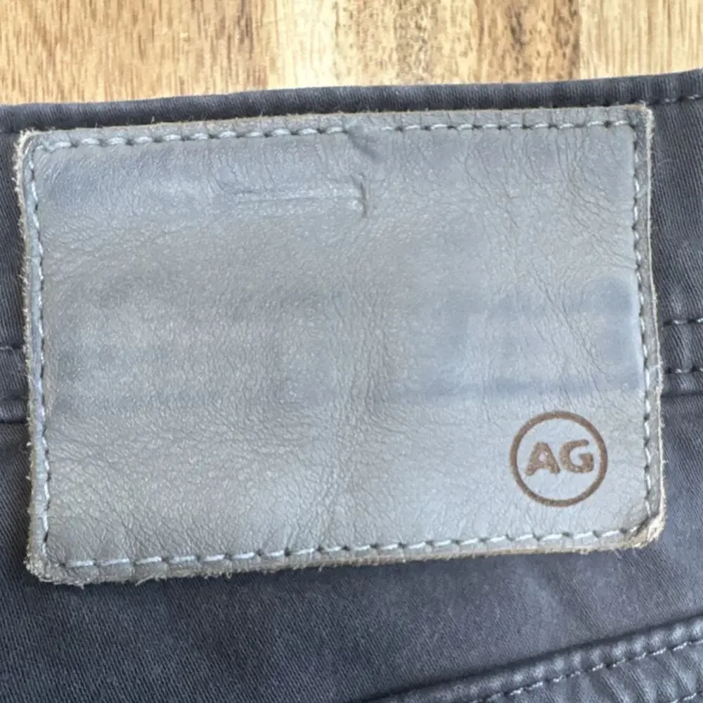 AG Adriano Goldschmied Slim Straight Stretch Gray‎ Casual Pants Men 32x32